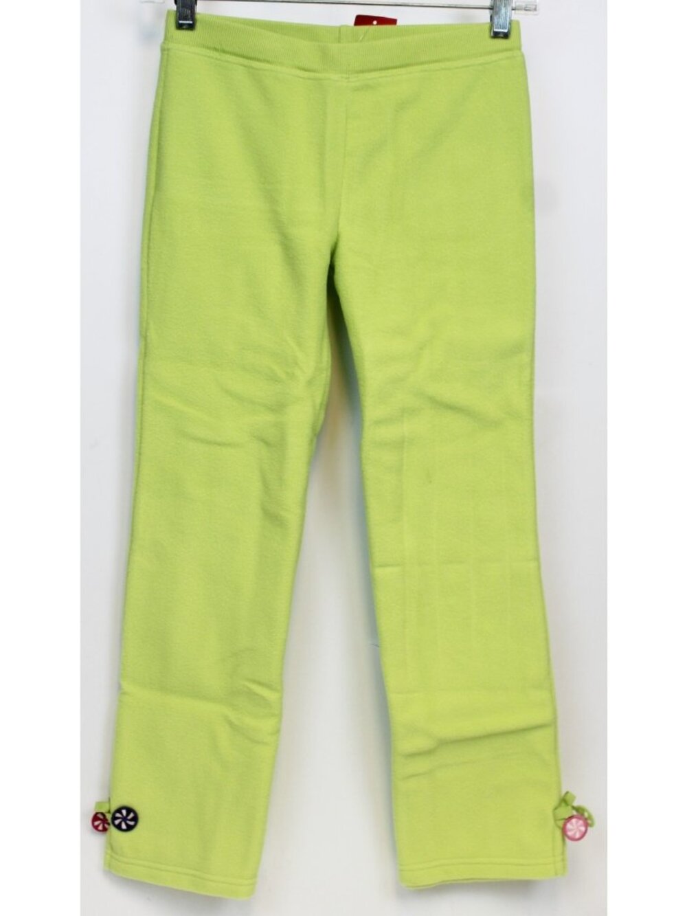 2008 Gybmoree Candy Shoppe Shop Fleece Pants Light Green Winter sz 8 Basics Bow